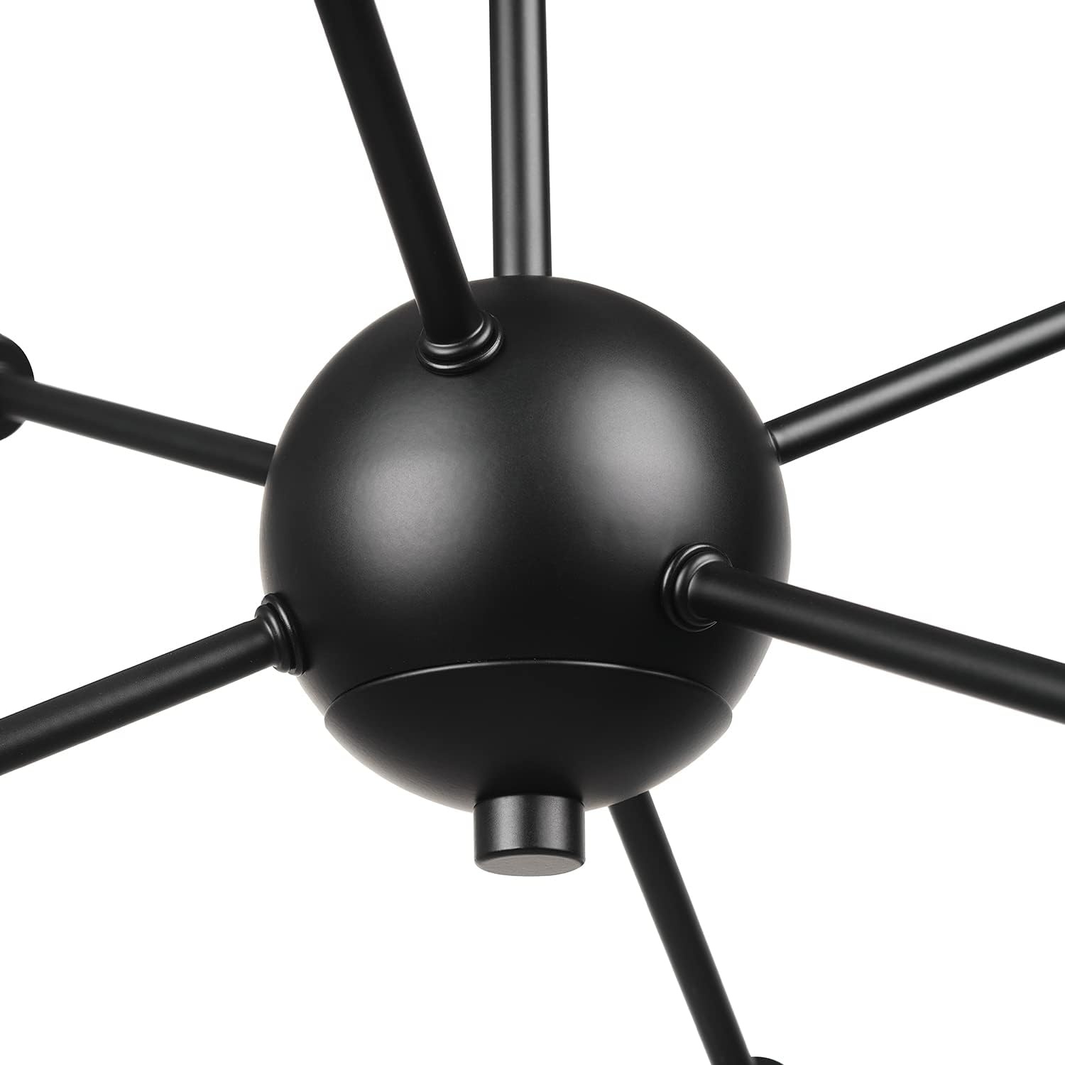 image:imageGlobe Electric 61121 Emmanuelle 6Light SemiFlush Mount Ceiling Light Matte Black
