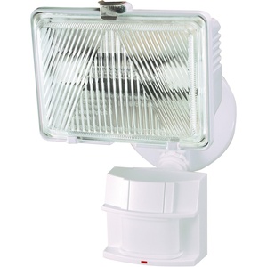 Globe Electric HZ-5525-WH Heathco Security Light, 120 Vac, Halogen, 250 W, White