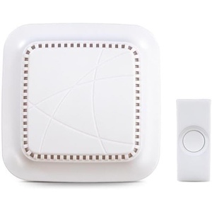 Wireless White Battery Operated Doorbell Kit